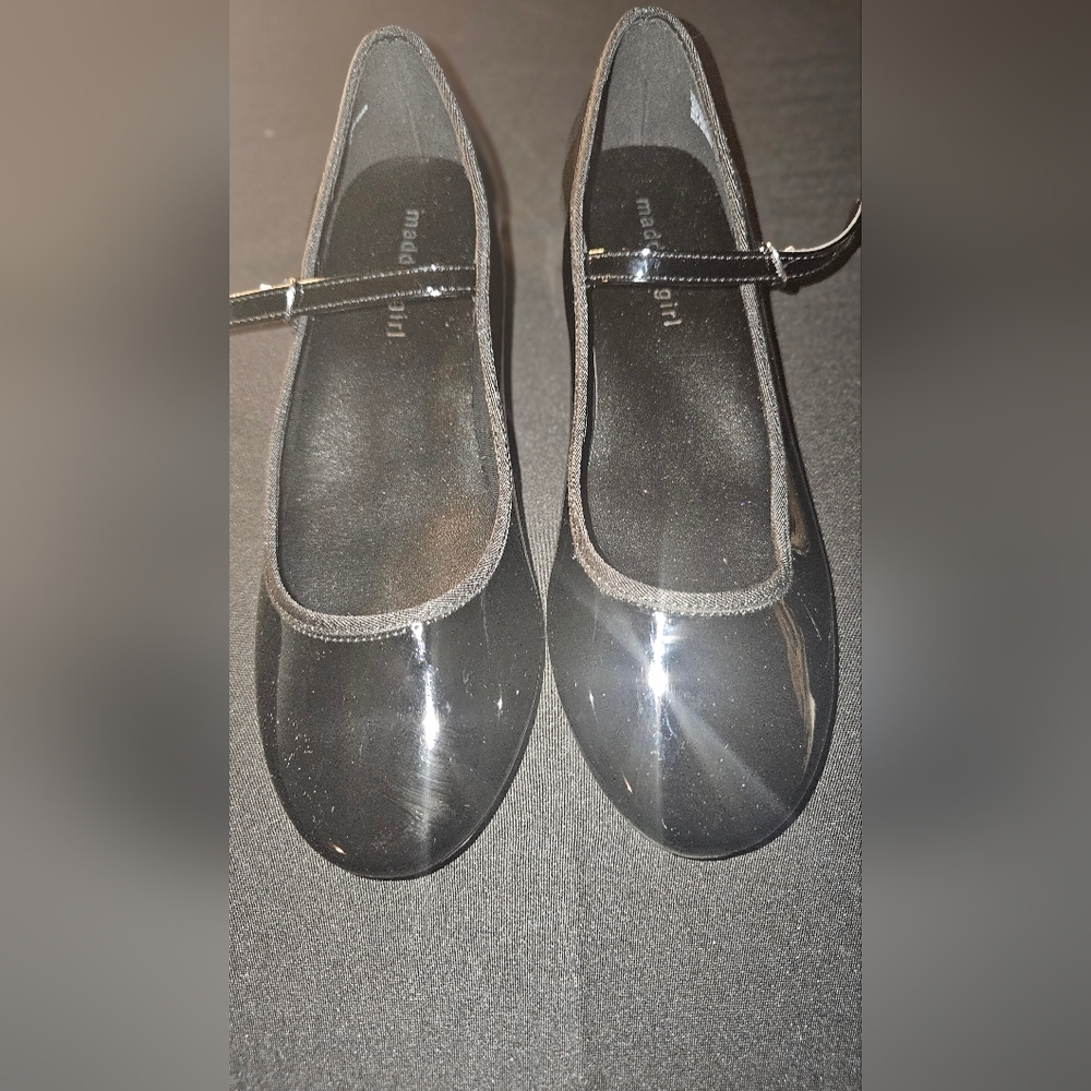 Madden Girl Black Mary Jane Flats